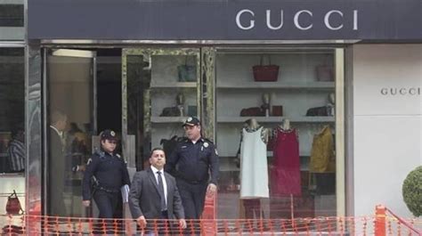 roban tienda gucci en mexico